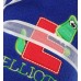 Baby Boy Personalised Embroidered Blanket Cute Alphabet Alligator Design